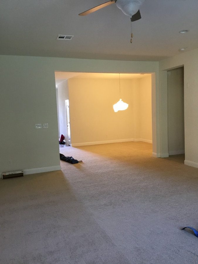 5" wood installation