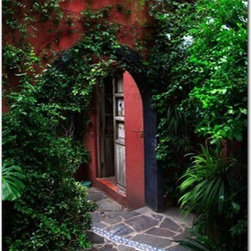 Hidden Door Outdoor Canvas Art - Artwork
