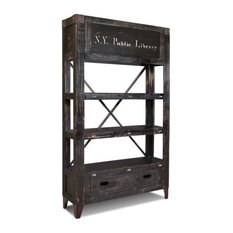 Solid Shelving 96 Inches Wide 84 High 24 Deep Crafters And Weavers Reclaimed Solid Wood Graffiti Bookshelf Bookcases