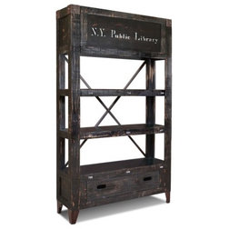 Industrial Bookcases by Crafters and Weavers
