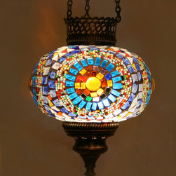 Turkish Style Mosaic Pendant Lamp 17cm - Pendant Lighting