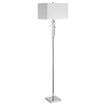 Dainolite DM231F-PC Decorative 2 Light Floor Lamp - Polished Chrome