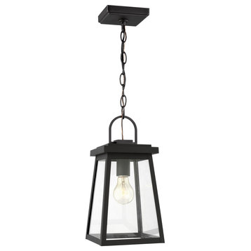 Founders One Light Outdoor Pendant, Black