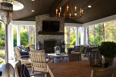 Patio - rustic patio idea in St Louis