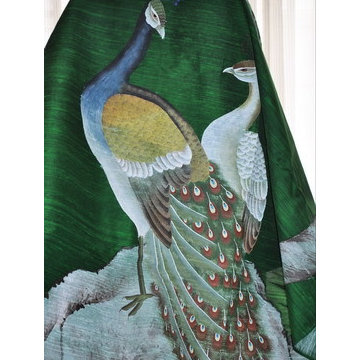 hand painted wallpaper/ Embroidered wallpaper and other hand painted prodcuts