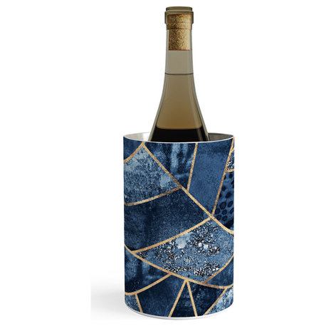 Deny Designs Elisabeth Fredriksson Blue Stone Wine Chiller