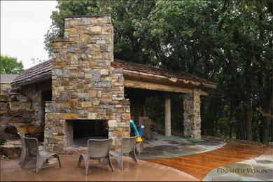 Example of a classic patio design in Other