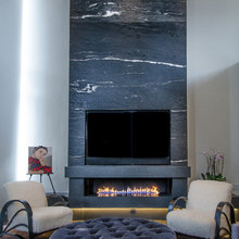 Concrete Fireplace