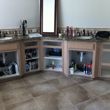 OAK CABINETS BEFORE
