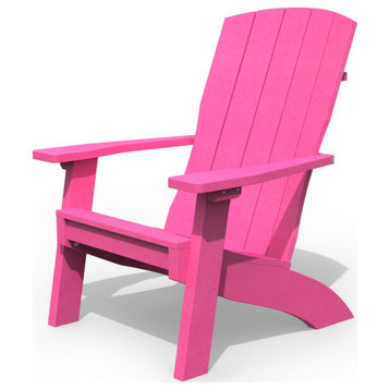 Poly Lumber Coastal Adirondack Chair, Pink