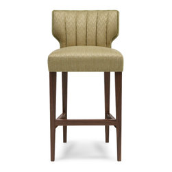 Monmouth Bar Stool in Chevron - Bar Stools and Kitchen Stools