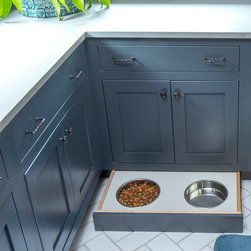 Wellborn Cabinet's Toe Kick Pet Bowls Pullout - Products