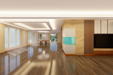This is an example of a dining room in Melbourne.