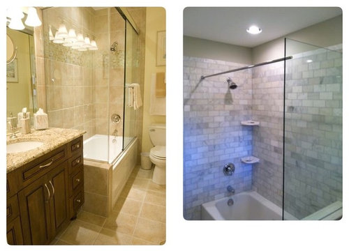 Alcove Shower Ceiling Mount Or Rail, How To Attach Shower Curtain Rod Glass