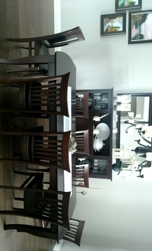 dining room with no window