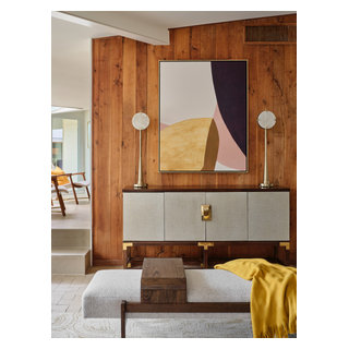 Terrell Hills Mid Century Modern Project - Rétro - Salon - Austin - par ...