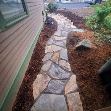Path Install + Mulch Placement - Newport, Oregon