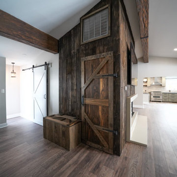 Living Rooms with Faux Wood Beams