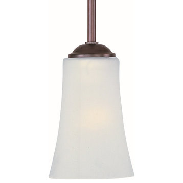 Maxim 92040 1 Light 4.5"W Pendant - Oil Rubbed Bronze / Frosted Glass