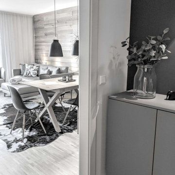wohnly Referenzprojekt mit vorher Fotos-Wohnung im Modern Stil