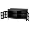 Beautiful Black Wood TV Stand