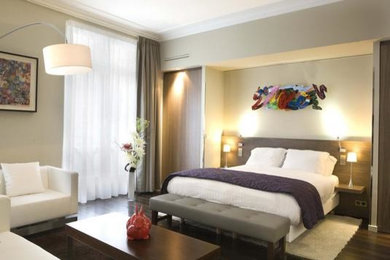 Bedroom - modern bedroom idea in Other