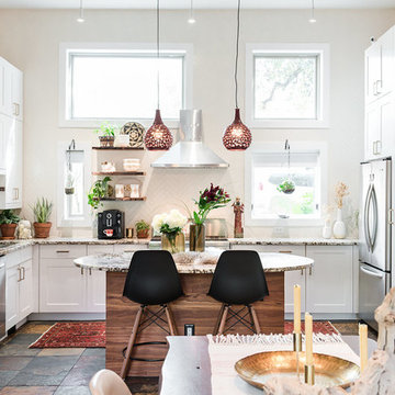 Before and After in Bouldin Creek, Austin, TX