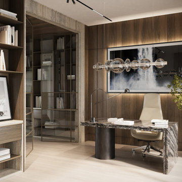 Highlight Harmony — Modern Interior Design with Natural Materials and Light Bala