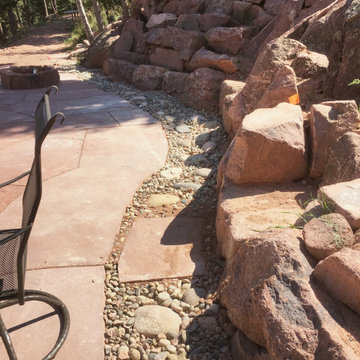 Main Retaining Wall Completed