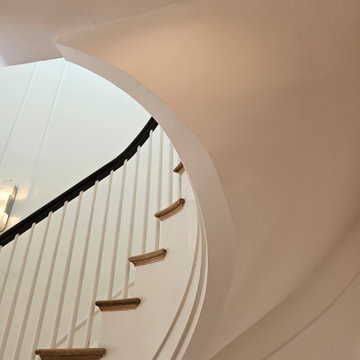 Project #131 | Three-Story Elliptical Staircase in Historic Home