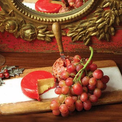 Marble Cheese Board & Knife - Kitchen Products