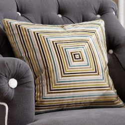 Custom Piemonte Stripe Pillow | Pulp Home - Decorative Pillows