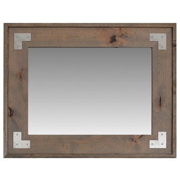 Industrial Mirror, Modern Farmhouse Decor, Montana Mirror, 20x24