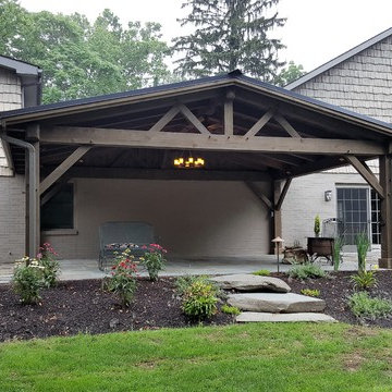 2017 PA Flagstone Patio/Pavilion and Landscape Along Yellow Breeches Creek