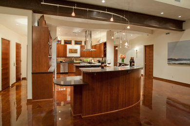 Example of a trendy kitchen design in Portland