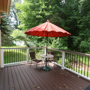 New Backyard Deck in Clifton, NY