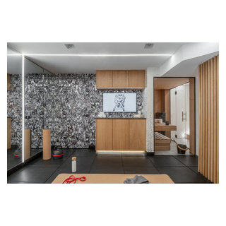 Home Health Haven: Weight Room - Contemporary - Home Gym - Boston - by ...