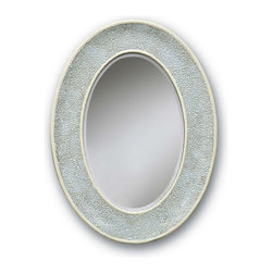 Currey & Company Eos Mirror in Aqua - Wall Mirrors