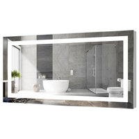 Kent LED Bathroom Mirror With Touch Sensor, 60"x30"