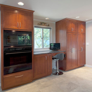 Kitchen With A Puget Sound View