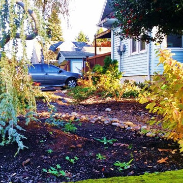 Woodstock Craftsman Cottage Rain Garden