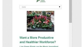 Design of new mobile-friendly website for established plantscaping firm