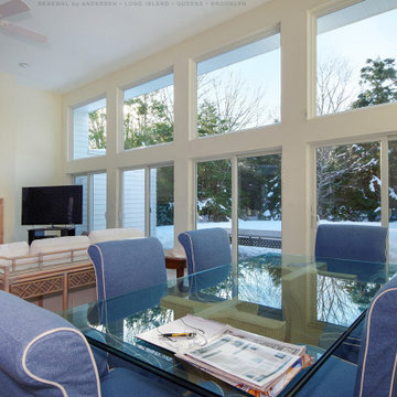 New Doors and Windows in Spectacular Greatroom - Renewal by Andersen Long Island