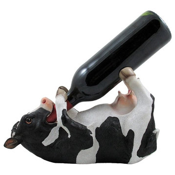 Holstein Cow Wine Bottle Holder