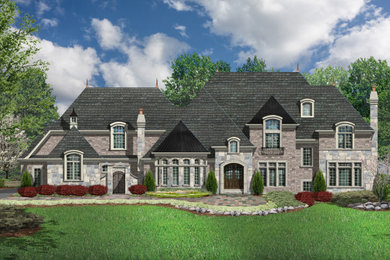 Grand French Chateau Rendering