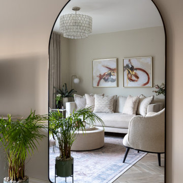 Living room in mirror