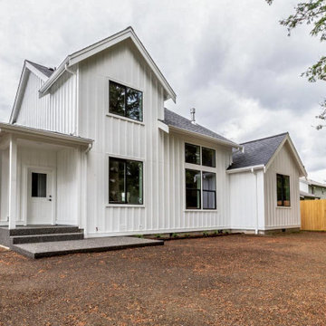 Siding Installation - James Hardie Lap Siding & Board and Batten