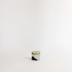 Small Concrete Jar / Two Tone Flip - Decorative Jars And Urns