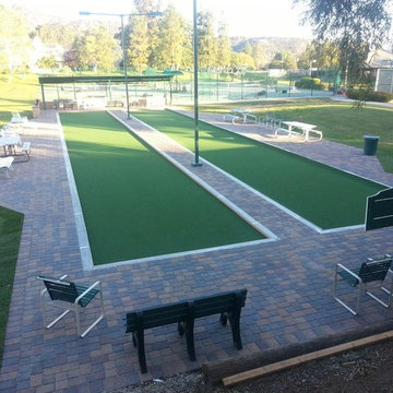 Interlocking Paver Bocci Ball Court