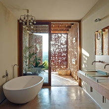 outspent outdoor shower